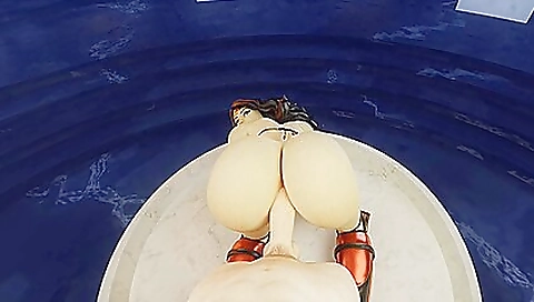 Horny black girl takes it in the ass