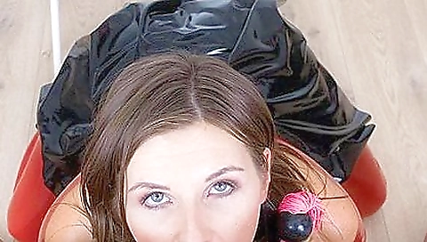 Sexy babe fucked in her mouth