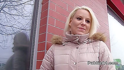 Blonde girl gets fucked by her boyfriend