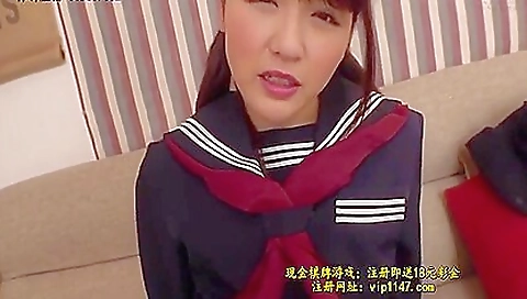 Asian girl gets a mouthful of hard dick zeroo