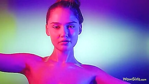 Sexy young tight pussy with my feet